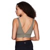 RBX Women's Sports Bra Low Impact Yoga Gym Zip Front