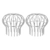 PATIKIL Gutter Guard 4 Inch, 2 Pack 304 Stainless Steel