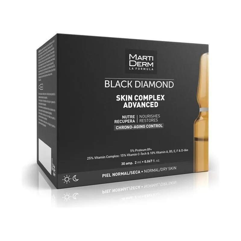 Martiderm Complejo De Piel Diamante Negro Ampollas 30 X 2