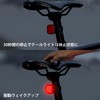 CYCLAMI Bicycle Light Bicycle Tail Light Brake Lamp- 60 Lumens