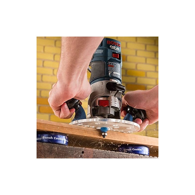 Rockler Compact Router Sub-Base with Handles - Router Base Plate