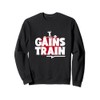 Gains Train Gym Motivation Aspire To Inspire Sweatshirt