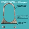 3 Inch Stainless Steel Heavy Duty U-Bolt Exhaust Muffer Clamp