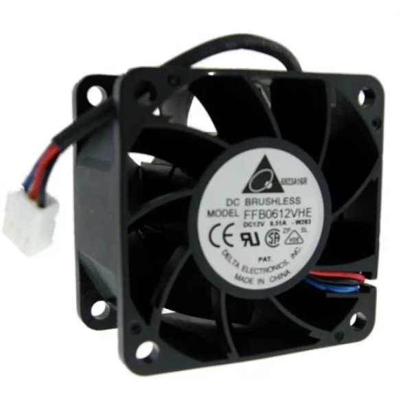 Delta 60mm 12 Volt DC 6000 RPM Cooling FAN FFB0612VHE