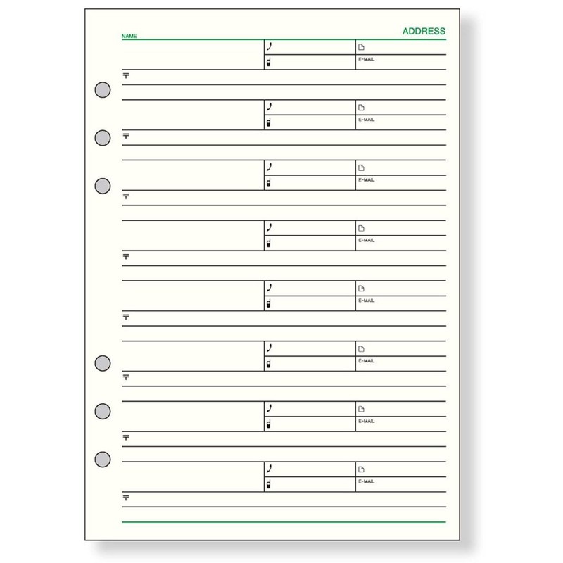 Raymay Fujii Da Vinci Memo Refills A5