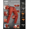 CQR Men's Lightweight Vent Hiking Pants, Water-Resistant & Breathable Sports