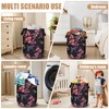 Pink Flower Hummingbird Laundry Basket, Foldable Waterproof Laundry Hamper Tote
