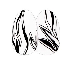 Color Street Nail Strips * TROPICAL VINES * Clear Overlay ~ Retired NIP