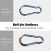 Kivomot Spring Snap Hook, 10 Pack – 304 Stainless Steel,