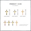 30Pcs Catholic Jesus Cross Charms Alloy Enamel Saint Benedict Medal