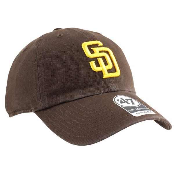 '47 San Diego Padres Clean Up Hat Adjustable Brown