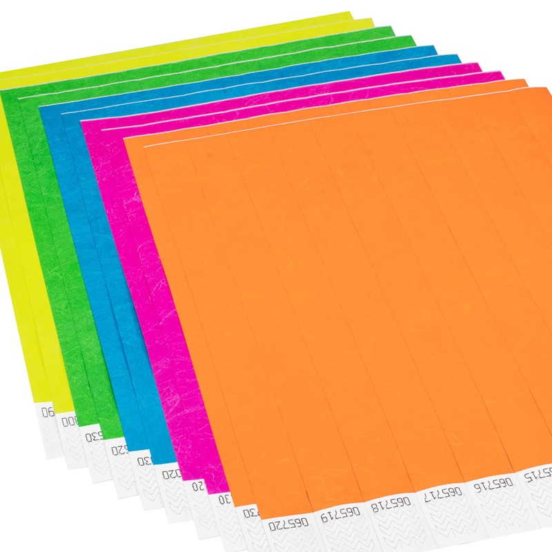 linie zwo ®, Pack of 100 Wristbands Tyvek ® 19