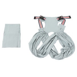 Baby Wraps Carrier Free Size Adjustable Breathable Cotton M Shaped Up To 44lbs Baby Wrap Carrier Slings for 0 to 3 Years Old Azure Blue