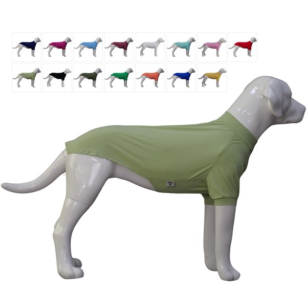 LoveLongLong Spring Summer Cooling Dog T-Shirt with UV Protection and