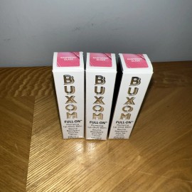 Buxom Lot of Three New BUXOM Full-On Plumping Lip Glow Balm in Raspberry Glaze