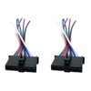 2pcs Rear Tail Light Wiring Harness Connector Plug for Ford