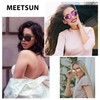 MEETSUN Polarized Sunglasses for Women Men Classic Retro Sun Glasses