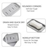 Senshuomy Soap Dish with Drainage | Keep Soap Dry, Plastic