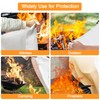 VIKDOOK Fiberglass Fire Blanket For Home Kitchen Camping Emergency 1.0m
