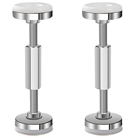 lasenersm 2 Pieces Bed Frame Anti-Shake Tool Screws Bed Frame Anti-Shake Tool Adjustable Threaded Bed Frame Anti-Shake Tool Adjustable Threaded Headboard Stoppers Fixer(93-120mm, Silver)