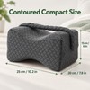 Memory Foam Knee Pillow for Side Sleepers with Dual-Sided Elastic
