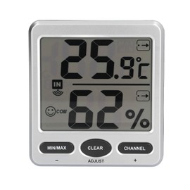 Wireless Thermometer Hygrometer Digital Temperature Humidity Monitor for Indoor Outdoor Baby Room(TSWS07C1 )