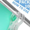 PUGPIU 10 Pack Balloon Arch Clips for Backdrop | Plastic