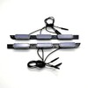 ECAHAYAKU Front Bumper LED Grille Amber Turn Signal Light Driving