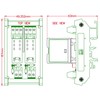 Electronics-Salon DIN Rail Mount AC/DC 24V Control 2 SPDT 16Amp