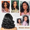 Chrypk Natural Wave Wear and Go Glueless Bob Wigs Human