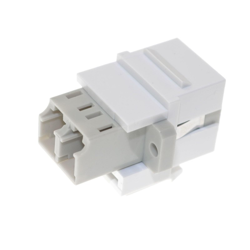 Lind Kitchen Snap-On LC UPC Duplex Fiber Optic Keystone Coupler