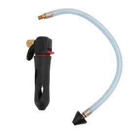 AC Drain Line Cleaner Tool with Hose ABS Brass Easy Operate Portable Opener Tool for Condensate Line Black