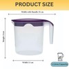 1 x Plastic Jug 1Litre Fridge Door Water Jug -