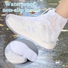ASOMI Transparent Waterproof Shoe Covers with Zip, Waterproof Shoe Cover