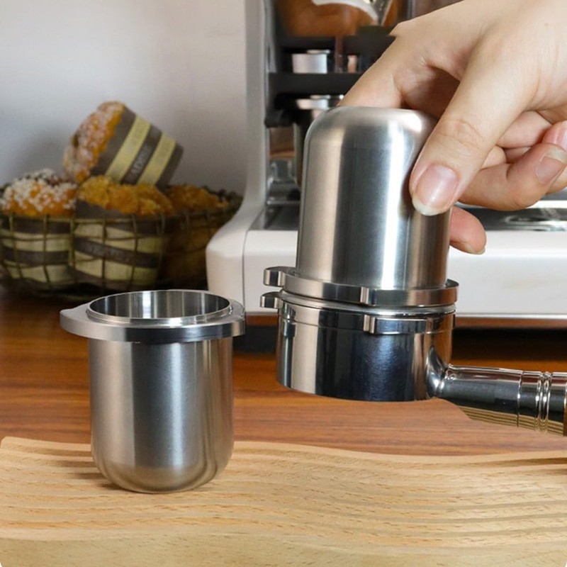 54mm Stainless Steel Dosing Cup for Breville Espresso Coffee Grinder