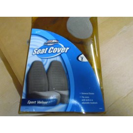 AXIUS AUTO EXPRESSIONS 5060226 TRADITIONAL UNIVERSAL BUCKET SEAT COVERS WHIT HEADREST SET OF 2