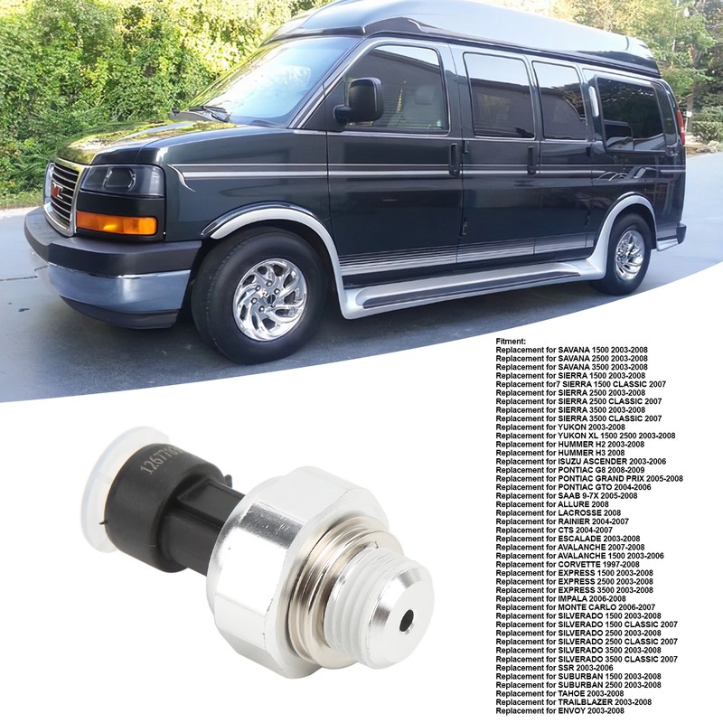 Engine Oil Pressure Sensor Switch 12562230 Replacement For SAVANA 1500