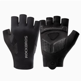 ROCKBROS Summer Cycling Gloves Men Women Fingerless Sports Breathable and Shock Absorption for Running, Bike, MTB e Fitness
