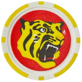 LEZAX Hanshin Tigers Golf Casino Marker Yellow HTAC-5721