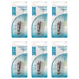 Trim Nailcare Fingernail Steel Clipper with File, Item Number 12500 (Pack of 6)