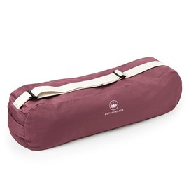 Lotuscrafts Yoga Mat Bag PUNE - Fair & Ecological - Yoga Bag Made of 100% Organic Cotton - Yoga Bag for Yoga Mat - Yoga Mat Cover - Yoga Mat Carrier Bag - Yoga Equipment Bag - GOTS Certified