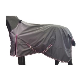 BARN & STABLE 600D 3000mm/3000mvp Super Waterproof & Breathable Horse Rain Sheet Turnout Horse Blanket Sheet for Horse with Leg Straps -no Fill