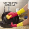 Vileda Guantes Fuertes, Máxima Protección y Resistencia, Talla MED