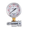 Raincovo Pressure Washer Gauge, 6000 PSI, 3/8 Inch Quick Connect,