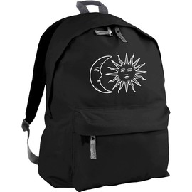 Hippowarehouse Moon and sun womens kit bag backpack ruck sack Dimensions: 31 x 42 x 21 cm Capacity: 18 litres