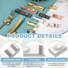sourcing map 2pcs Chopstick Rest, 304 Stainless Steel Chopsticks Holder