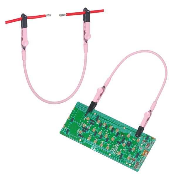 Toolour 2 Pack Soldering Helping Hands Clamps, Flexible Gooseneck Metal