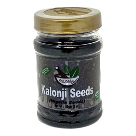 Desi Kitchen Spices All Natural | Salt Free | Vegan | NON GMO | Kalonji Seeds (Nigella Seeds) 3oz With Freshness Guarant