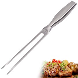 HAPPOW Stainless Steel Meat Fork, Carving Fork for BBQ, Roasting, Serving, Ergonomic Handle, Durable & Dishwasher Safe, Ideal for Turkey, Beef, Chicken