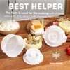 2 pcs Cheese Mold with a Follower Piston and Cheesecloth